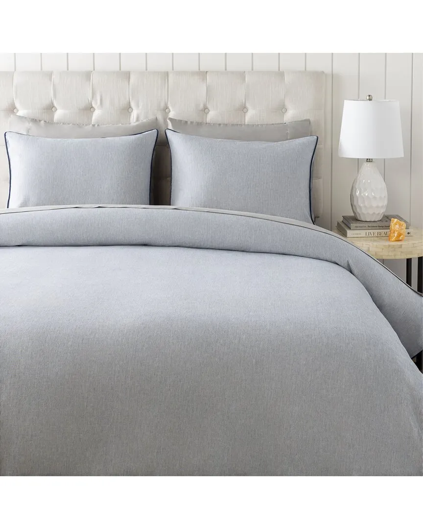 Jessie Full/Queen Duvet Set - Navy, Cotton