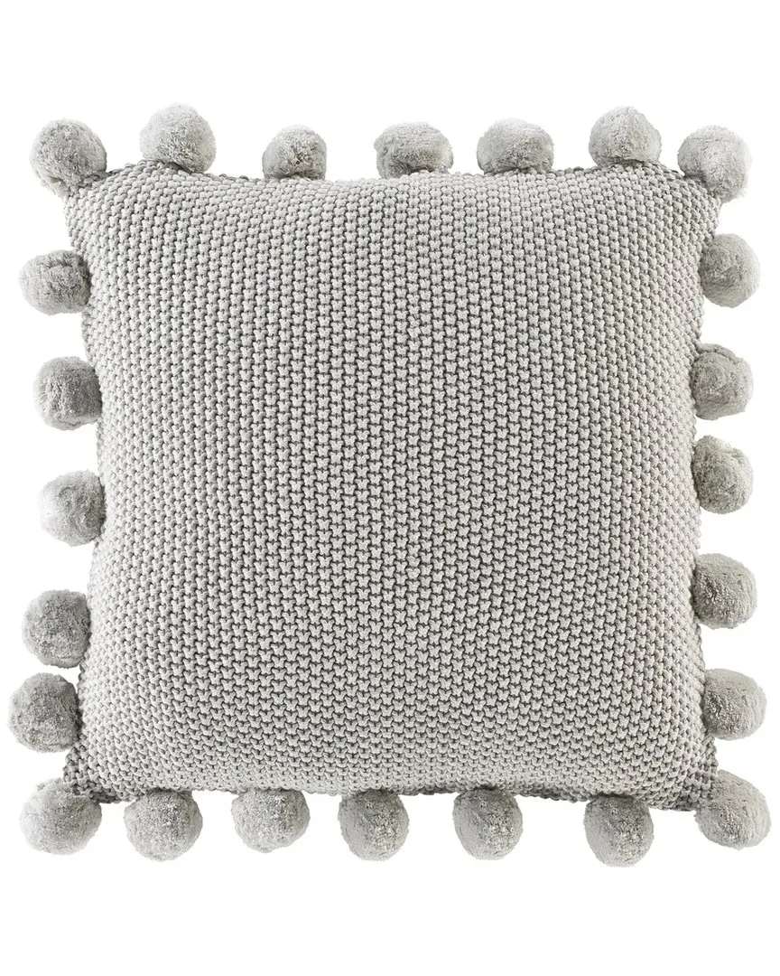 Pomtastic Pillow Cover - Gray, Cotton image