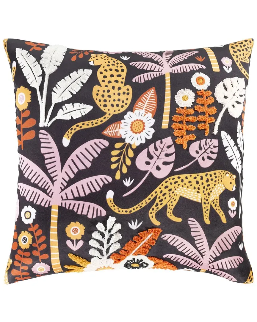 Safari Pillow - Black, Polyester image