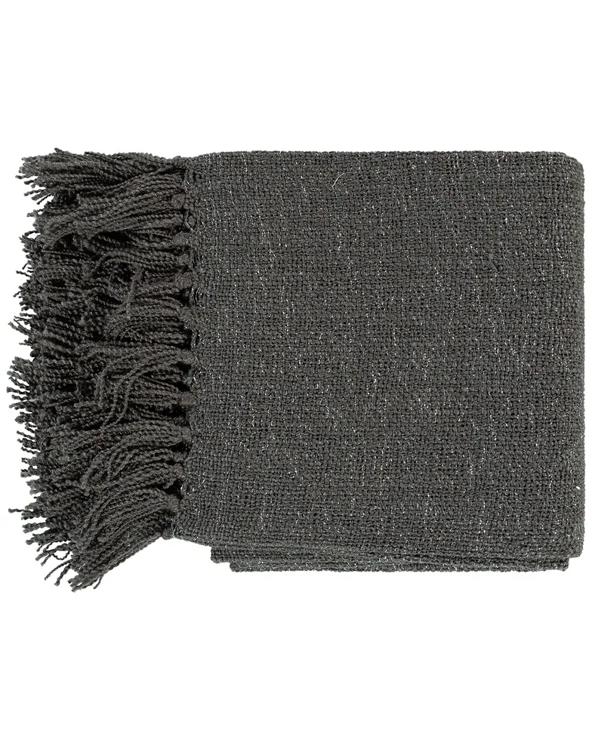 Tilda Throw - Charcoal, Acrylic image