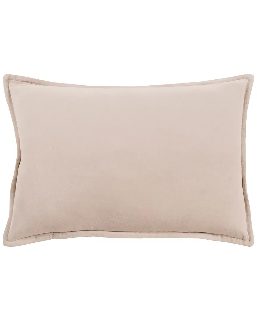 Velvet Printed Throw Pillow - Brown image