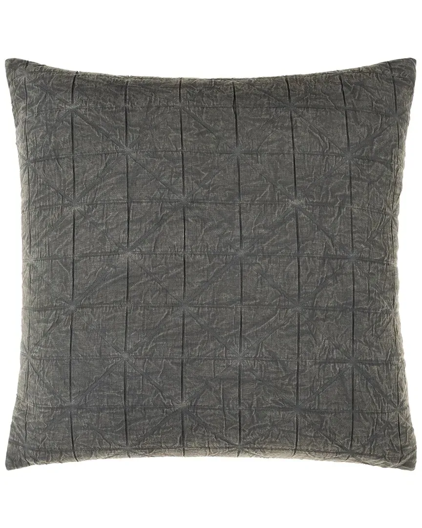Winona Down Pillow - Gray, Cotton image