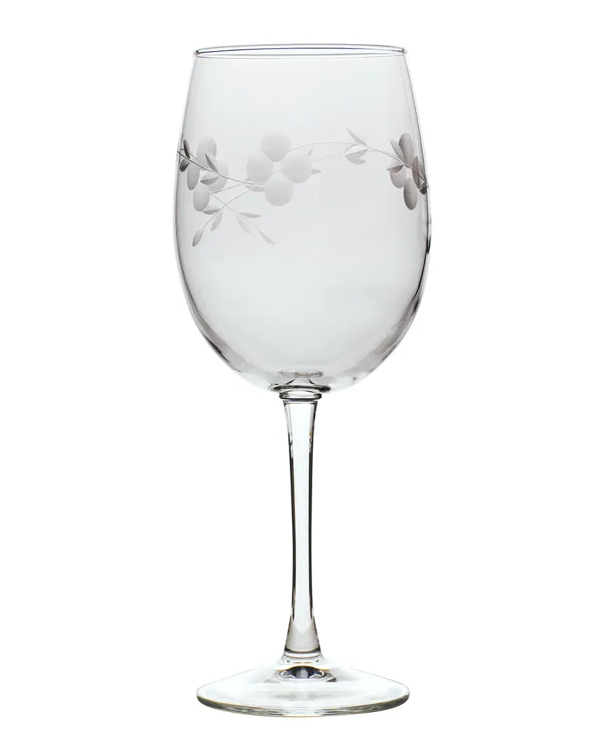 Alice Hand-Cut Wine Glass Set of 4 - Glass