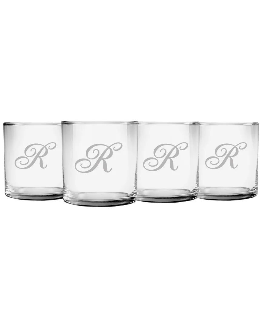 Champlain Slim Rocks Glasses Set of Four - Clear
