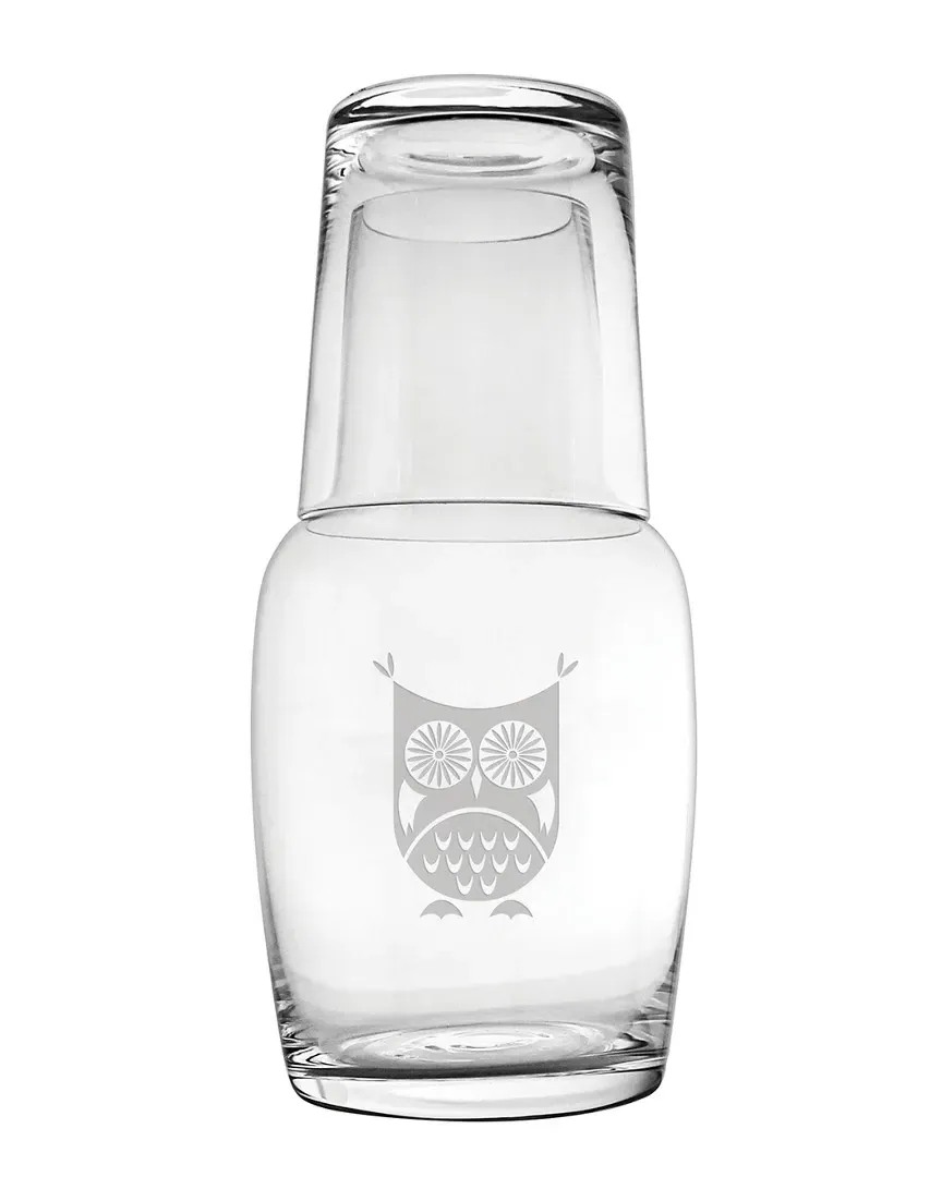 Hoot Owl Night Bottle Set - Glass image