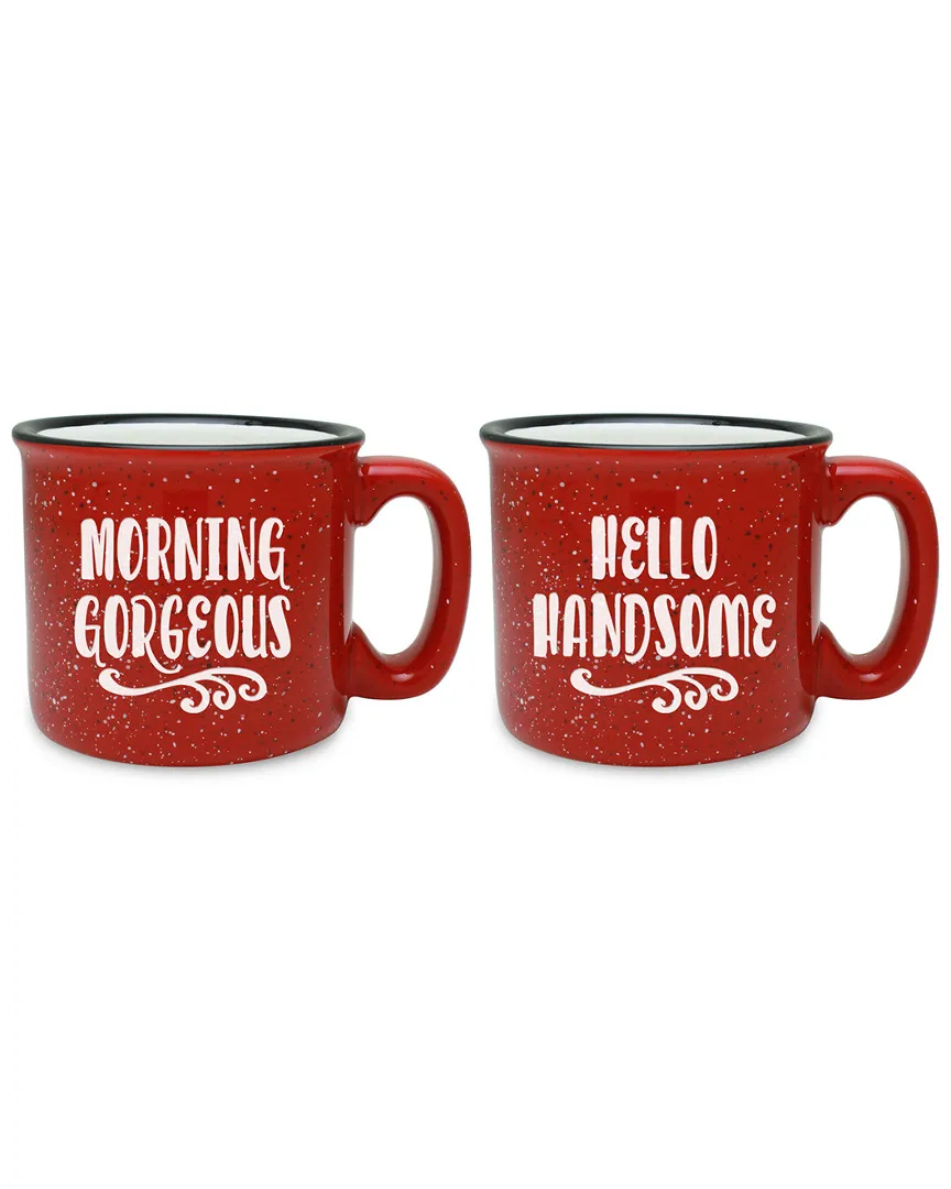 Set of 2 Camp Mugs - Red image
