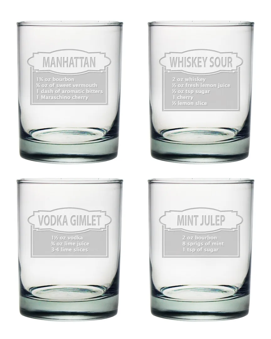 Susquehanna Set of 4 Double Old Fashioned Glasses - 14oz image