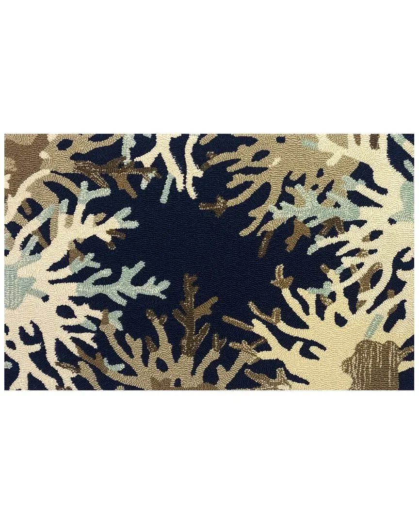 Border Indoor/Outdoor Doormat - Blue, Polypropylene image