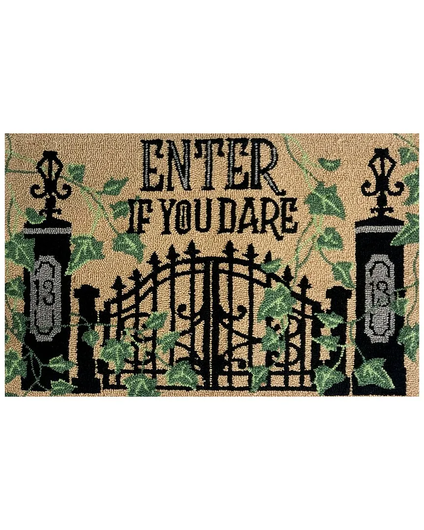 Enter If You Dare Doormat - Multicolor, UV Polyester