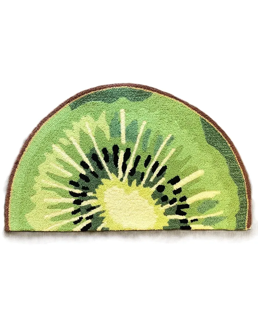 Kiwi Slice 24x36in Doormat - Green image