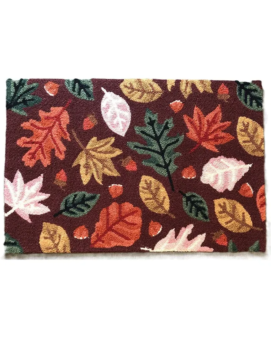 Leaf Toss Doormat - Brick image