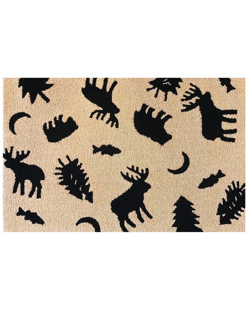 Lodge Icons Rug - Brown image