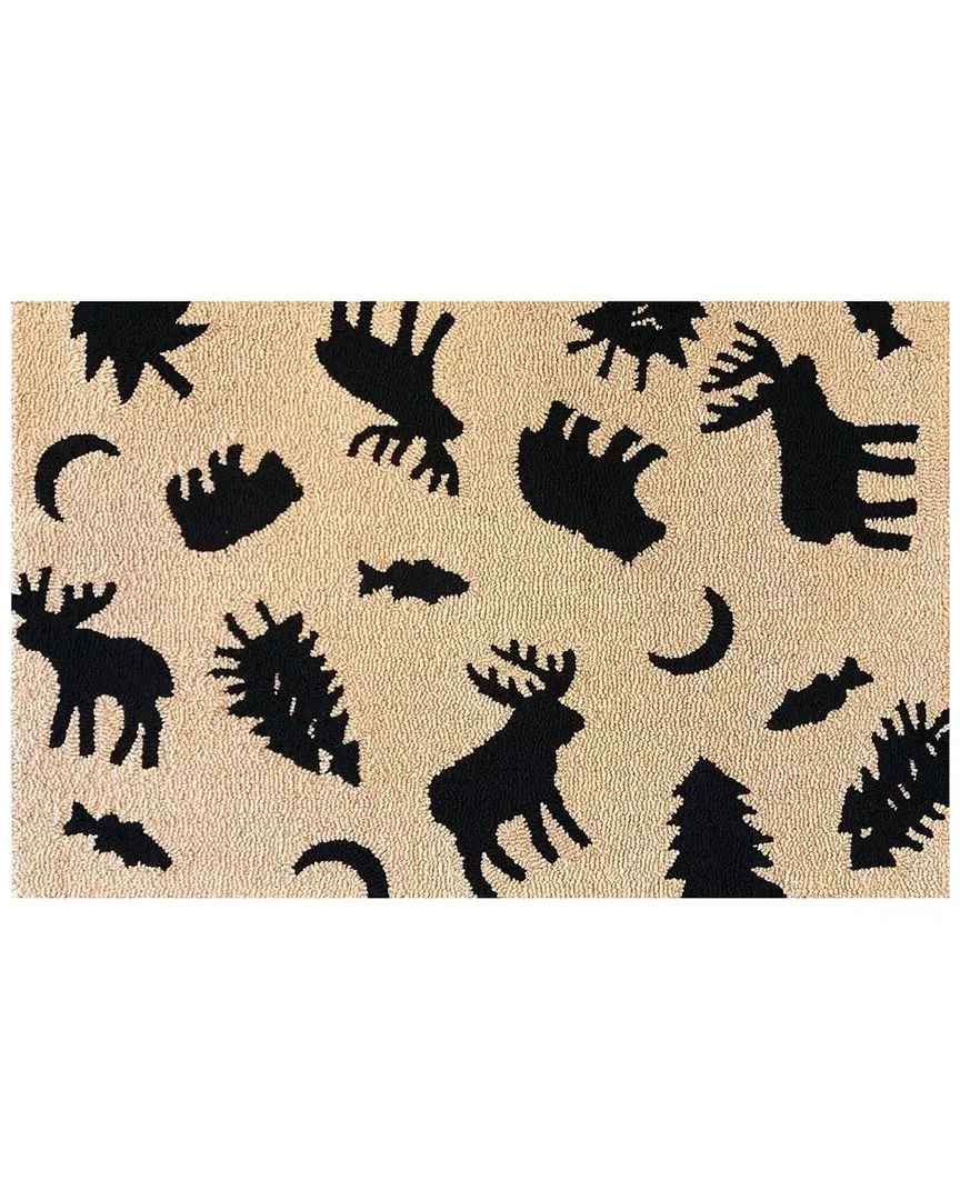 Lodge Icons Rug - Brown