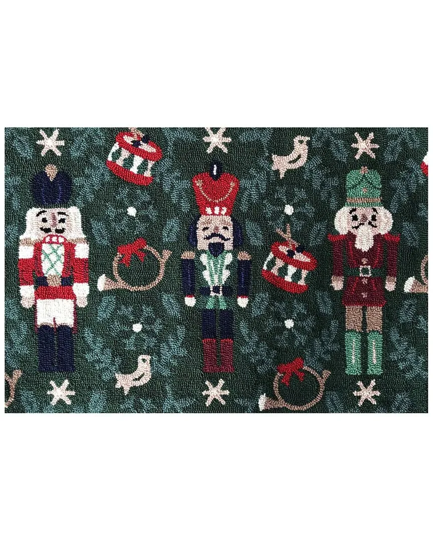 Nutcracker Rug - Green, UV Polyester image