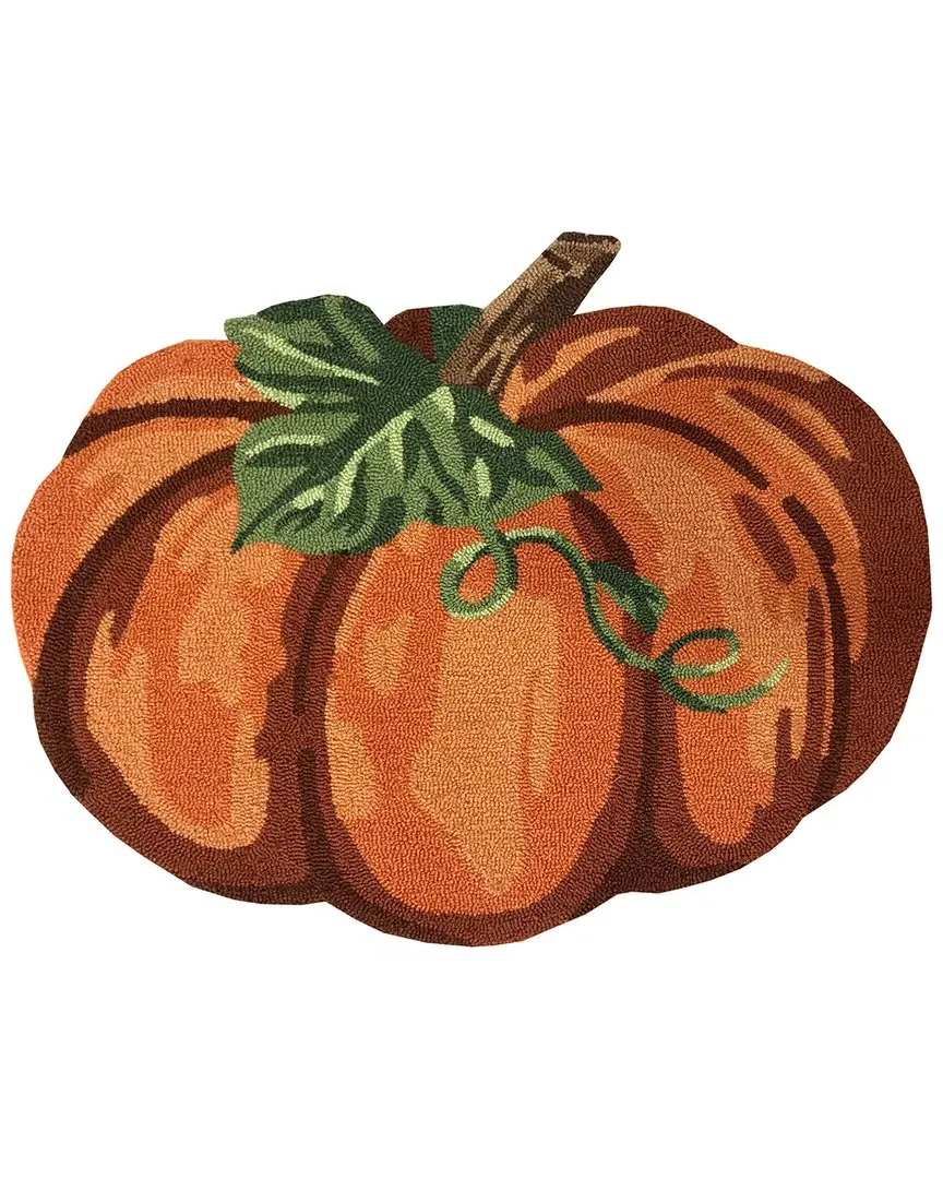 Pumpkin Shape Rug - Orange