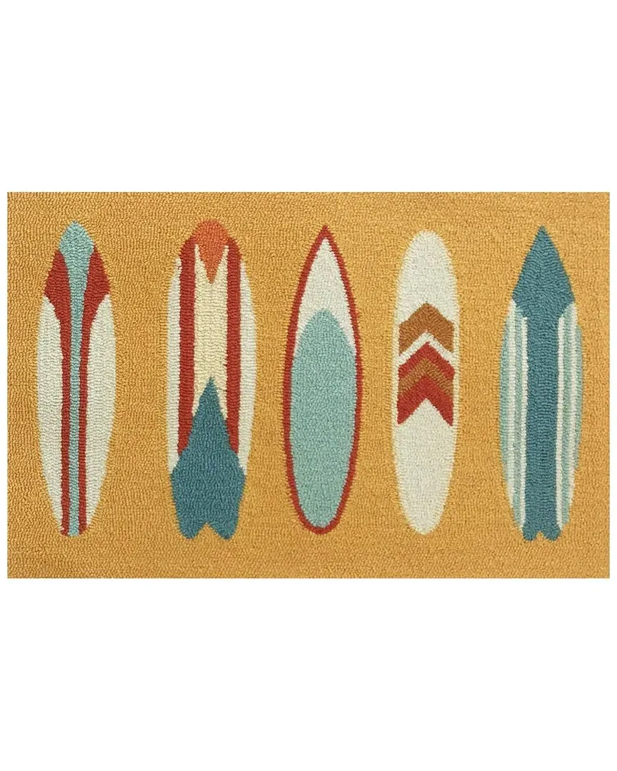Surfboards Indoor/Outdoor Doormat - Yellow image