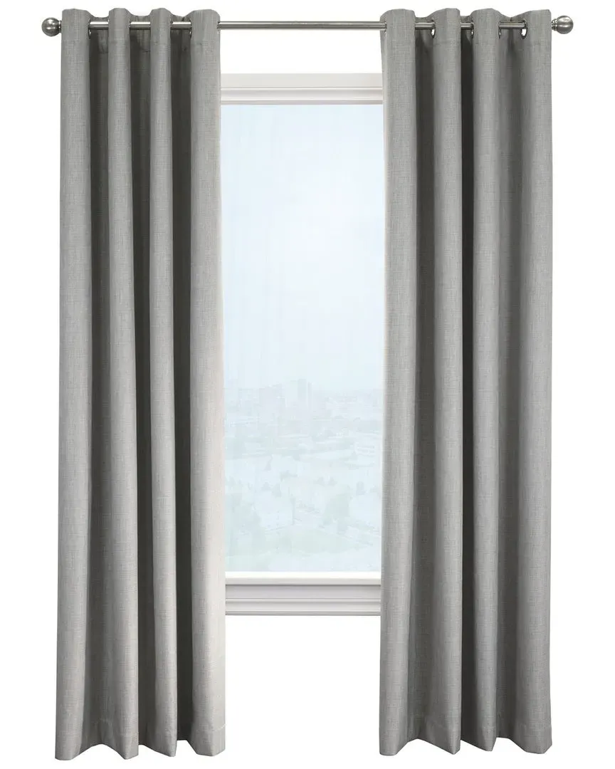 Thermaplus Newberry Blackout Grommet Curtain Panel - Grey image