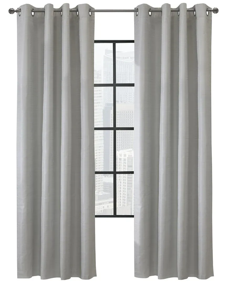 Thermaplus Solstice Blackout Grommet Curtain Panel - White