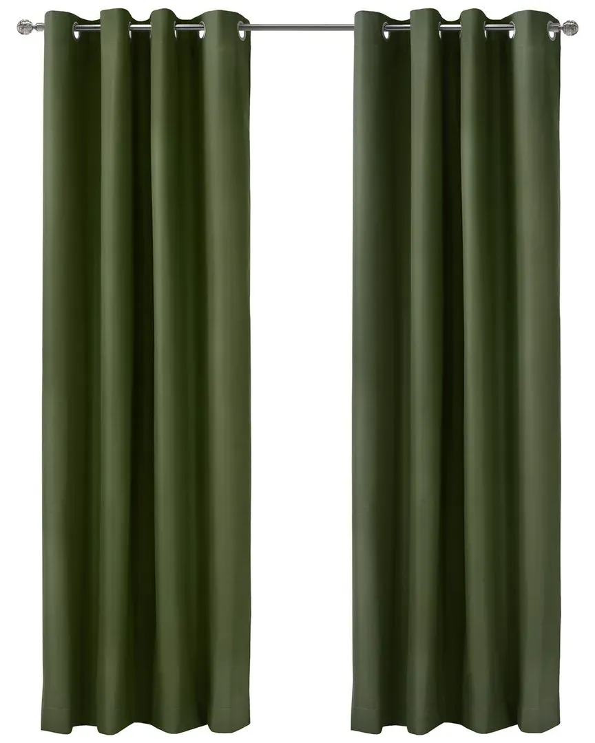 Alpine Blackout Grommet Curtain Panel - Olive, Polyester