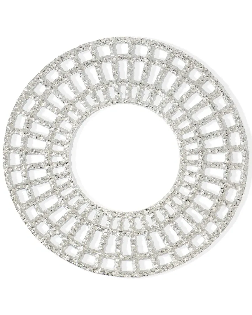 Celestial Lattice Charger Plate - Silver