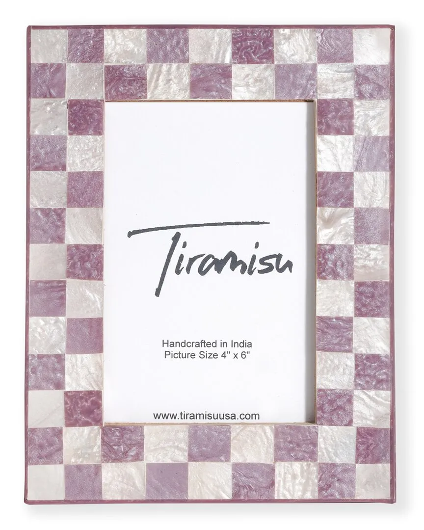 Handcrafted Resin Photo Frame - Purple