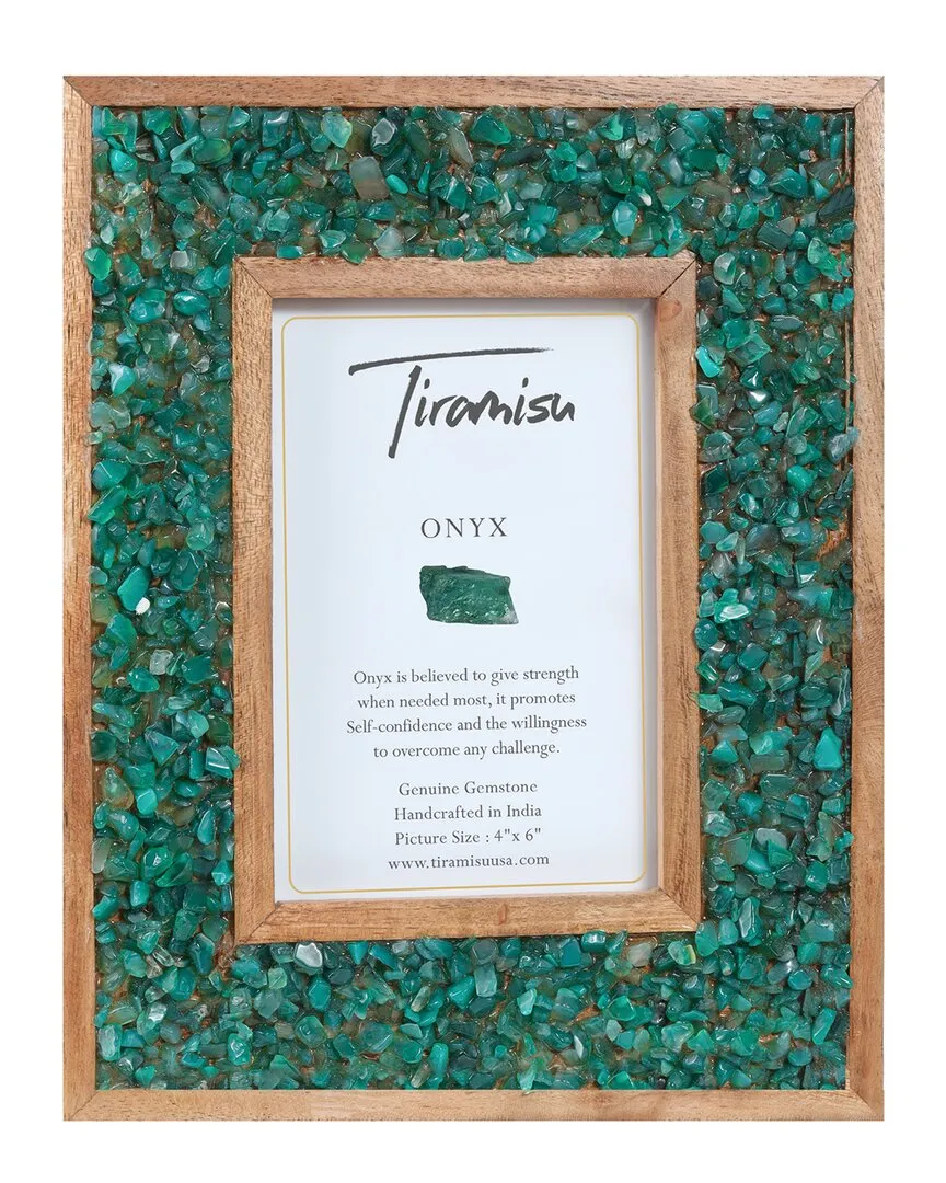 Sea Of Green Onyx Picture Frame - Green, Gemstone image