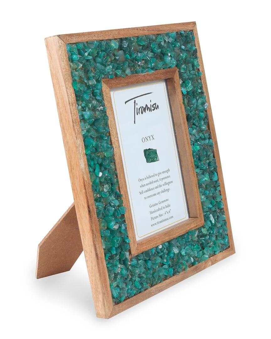 Sea Of Green Onyx Picture Frame Set - Green, Gemstone