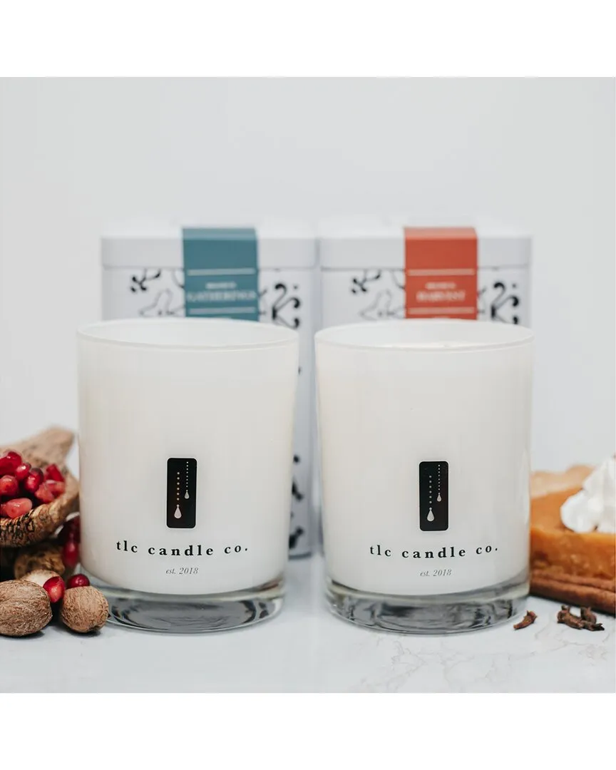 Fall Harvest 2-Wick Soy Candle Gift Set - White
