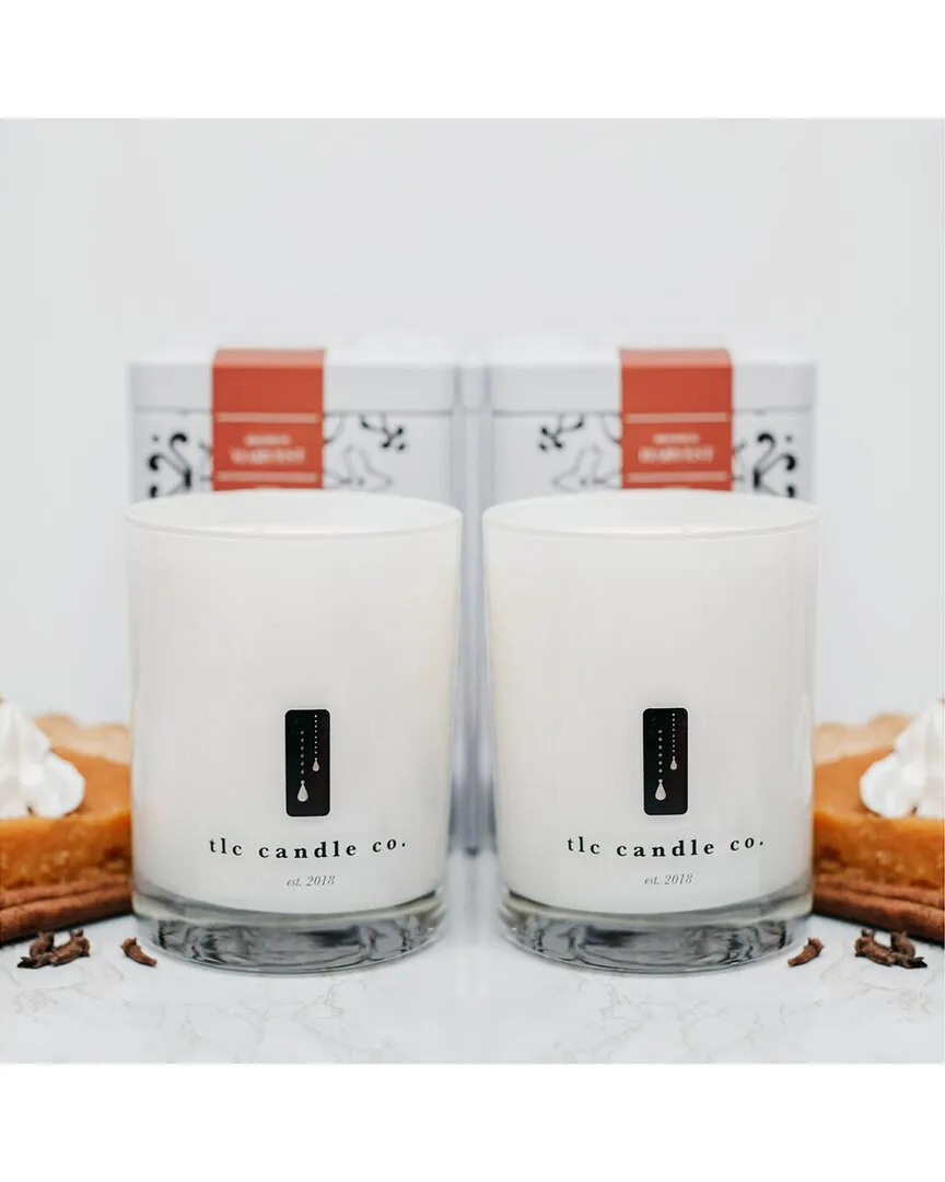 Pie for Two Harvest 2-Wick Soy Candle Gift Set - White