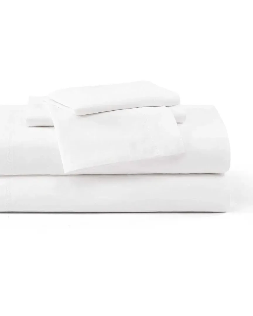 400 Thread Count Solid King Size Percale Sheet Set - Cotton