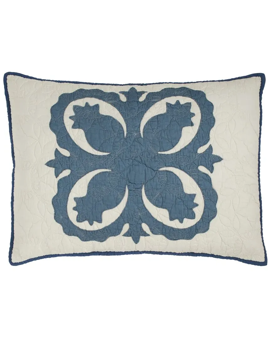 Aloha Pineapple Sham - Blue image