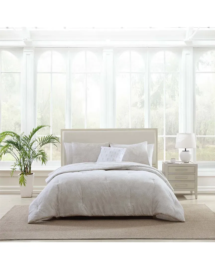 Art Of Palms Bedding Set - Beige, Cotton