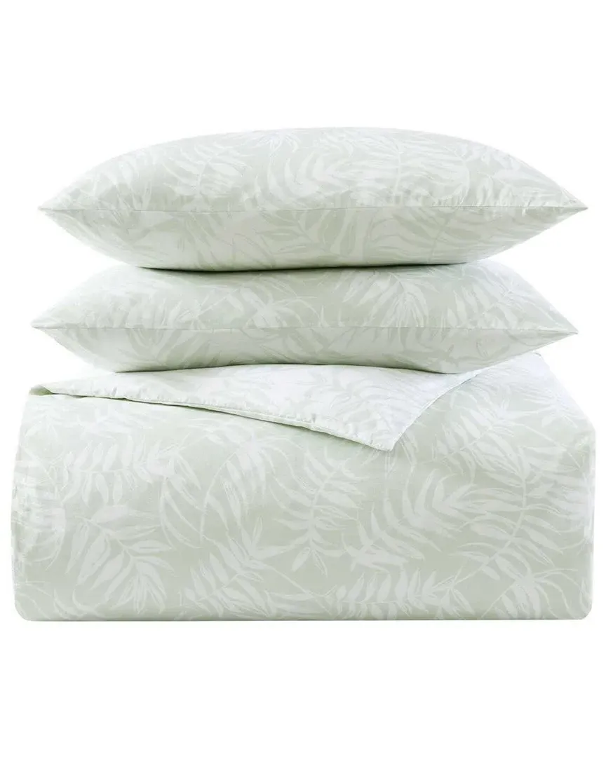 Art Of Palms Comforter Set - Green, Cotton