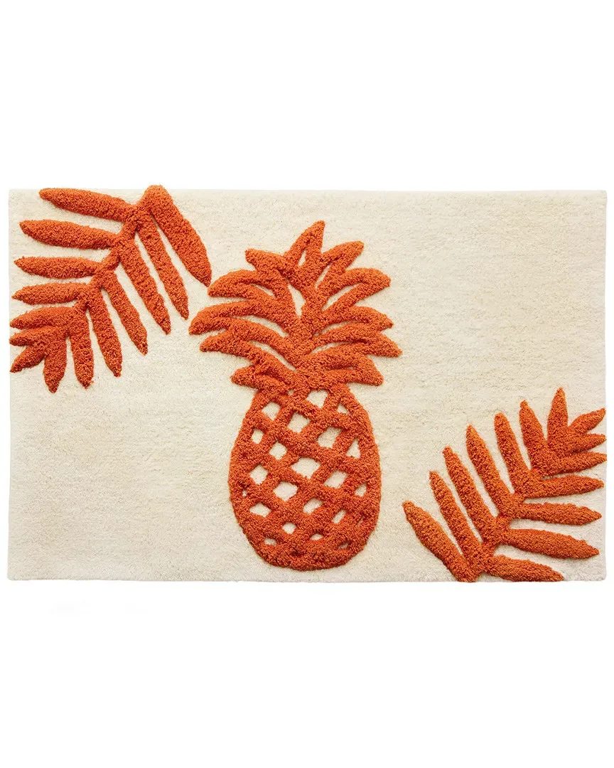 Batik Pineapple Bath Rug - Green image