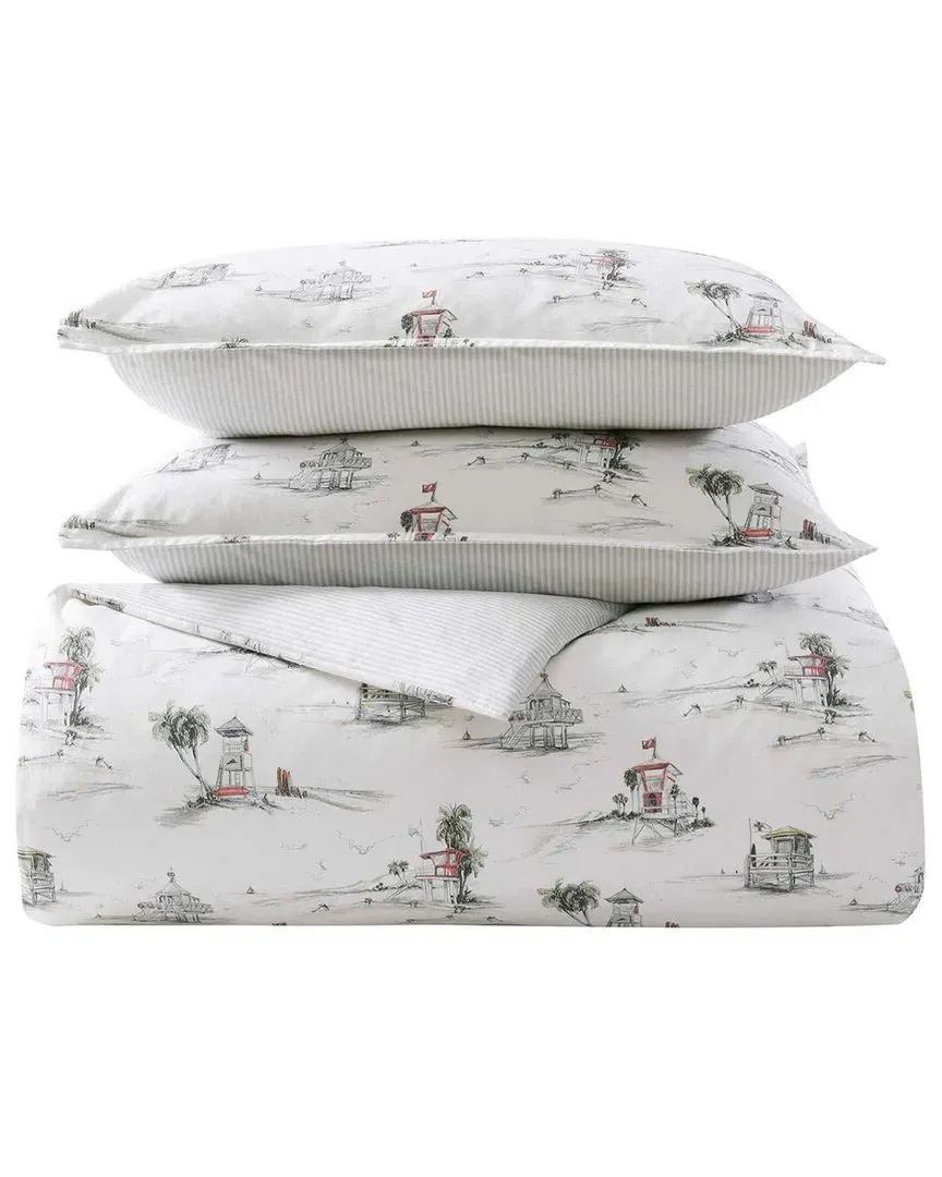 Beach Club Comforter Set - Grey, Cotton