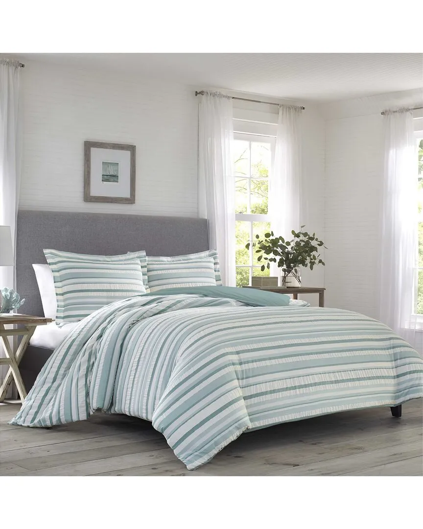 Clearwater Cay 3-Piece Comforter Set - Silver Blue, Cotton image