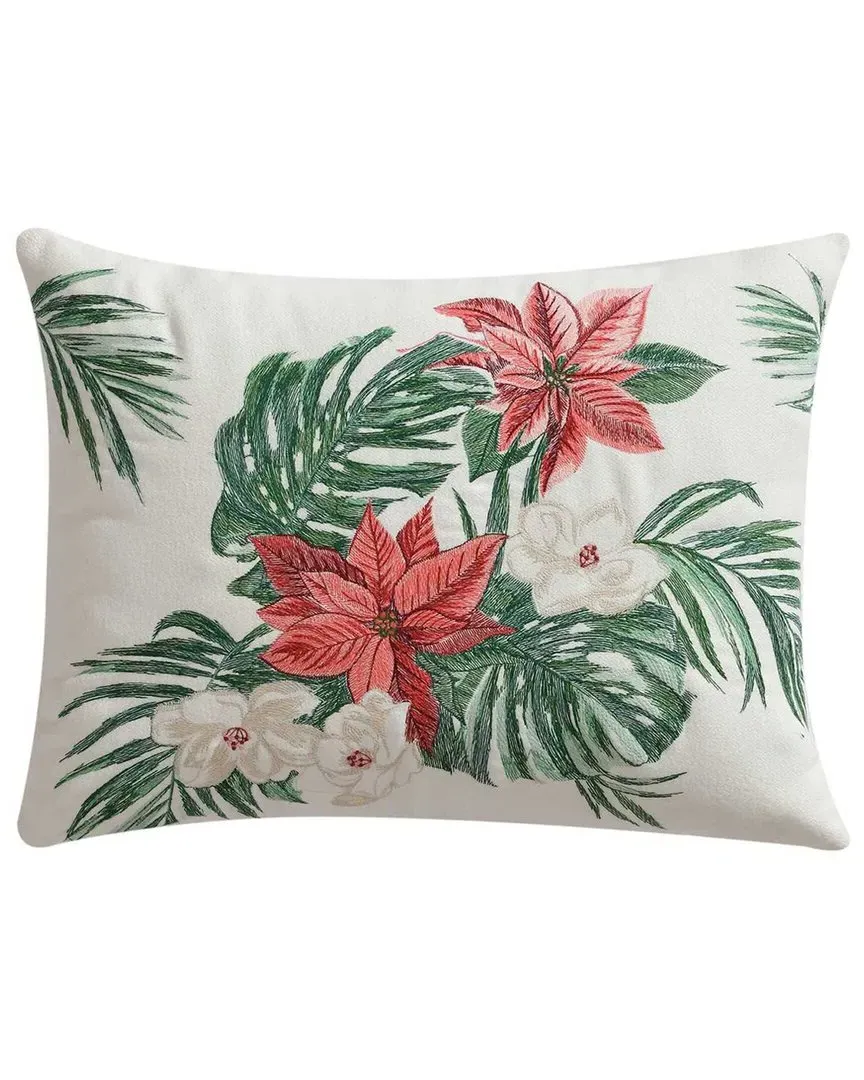 Festive Palms Decorative Pillow - Ivory image