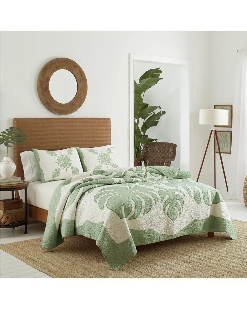Molokai Cotton Quilt - Green image