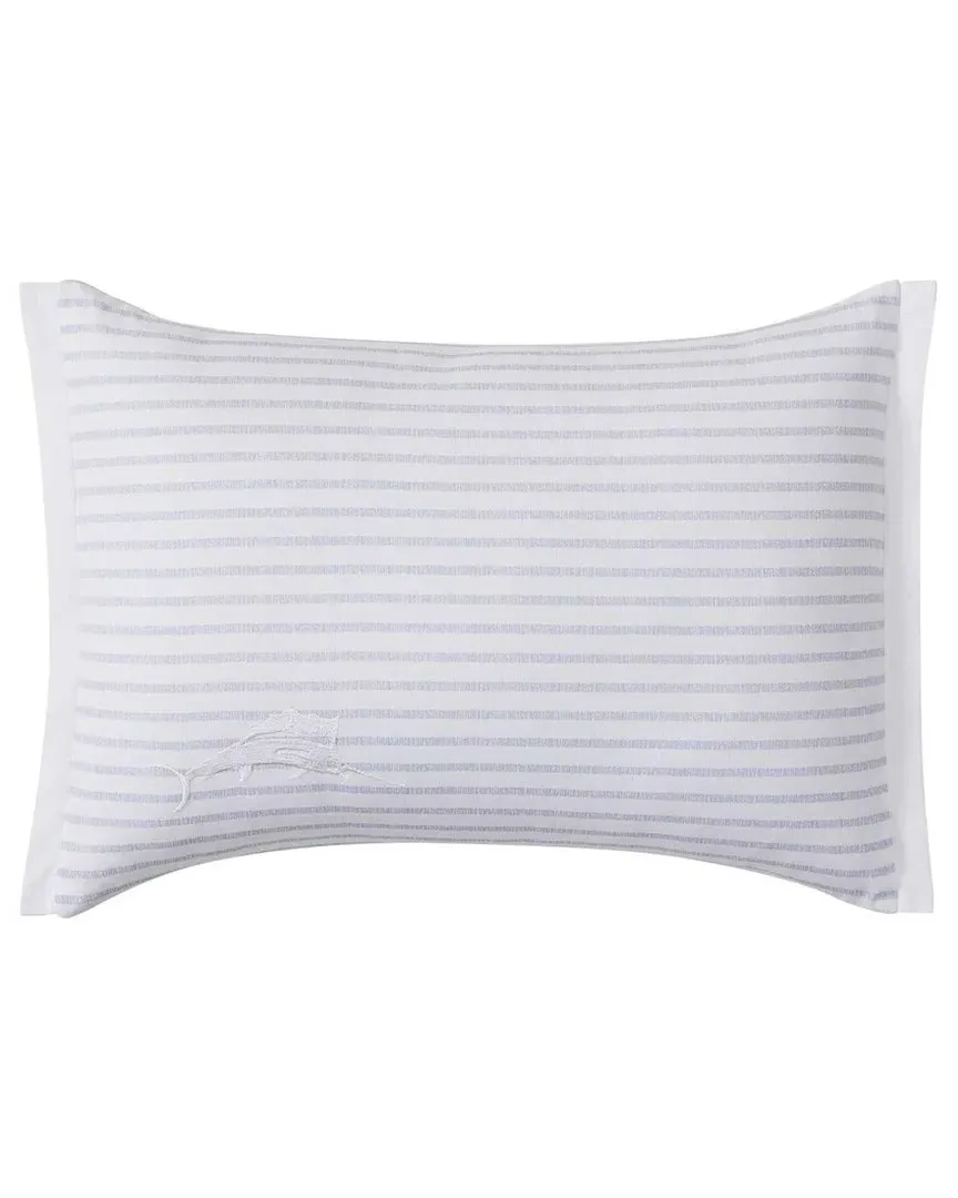 Orchid Bay Stripe Decorative Pillow - Blue, Cotton image