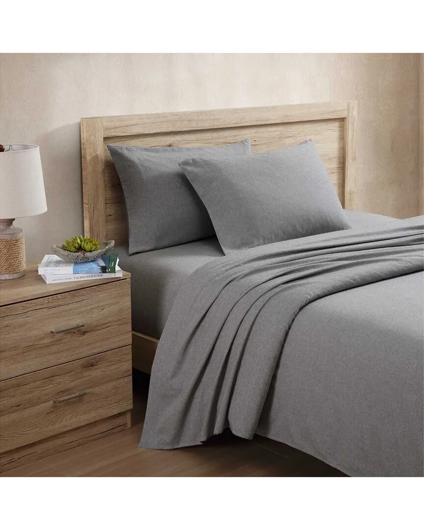 Paradise Twill Cotton Blend Sheet Set - Charcoal Grey image