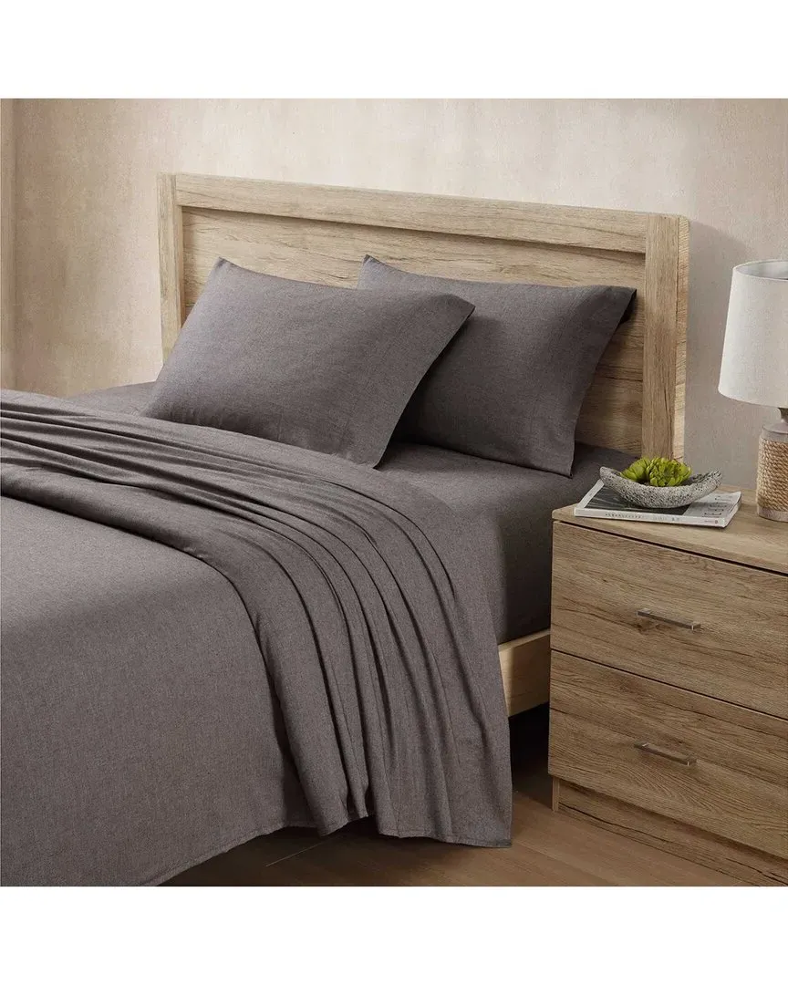 Paradise Twill Cotton Blend Sheet Set - Coffee Brown