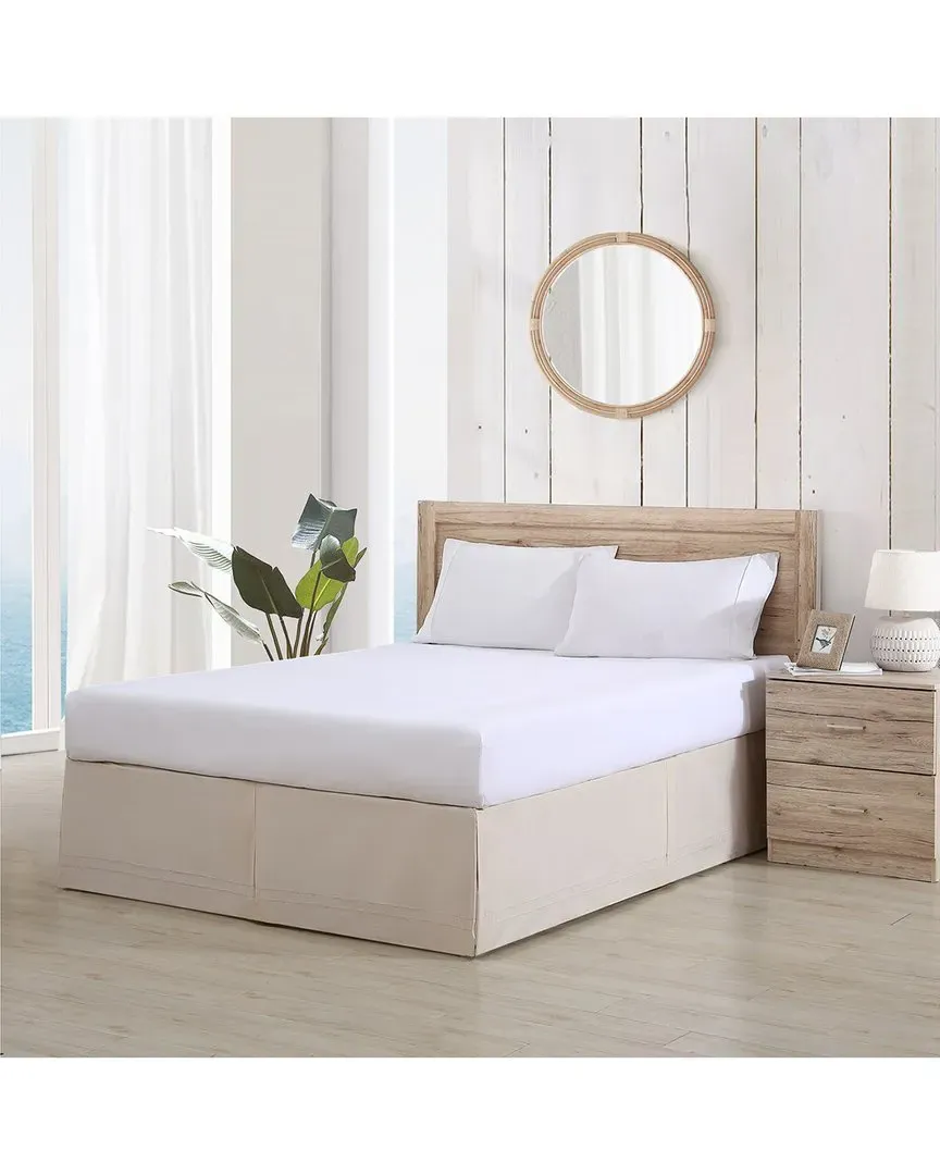 Tailored Bedskirt - Beige, Cotton image