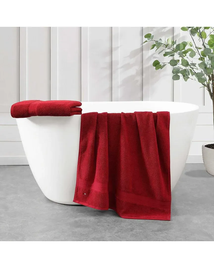 200 Thread Count 2pc Bath Towel Set - Scarlet, Cotton image