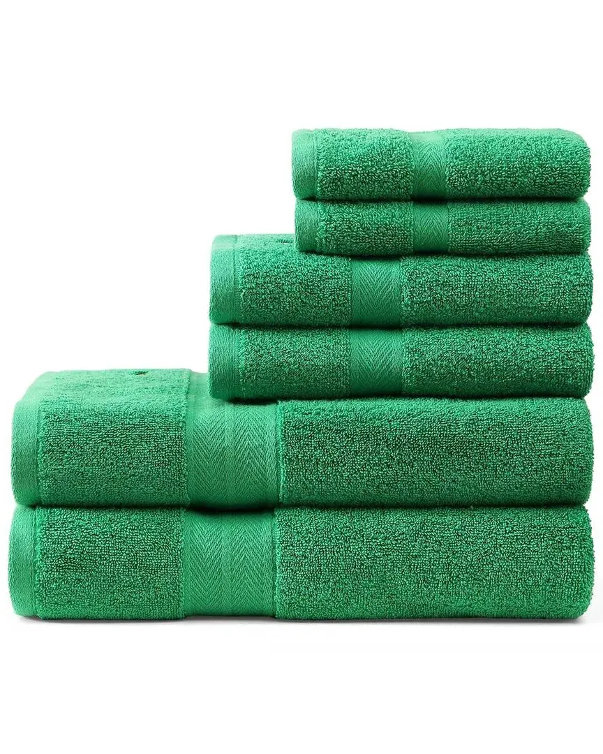 200 Thread Count 6pc Towel Set - Kelly Green, Cotton