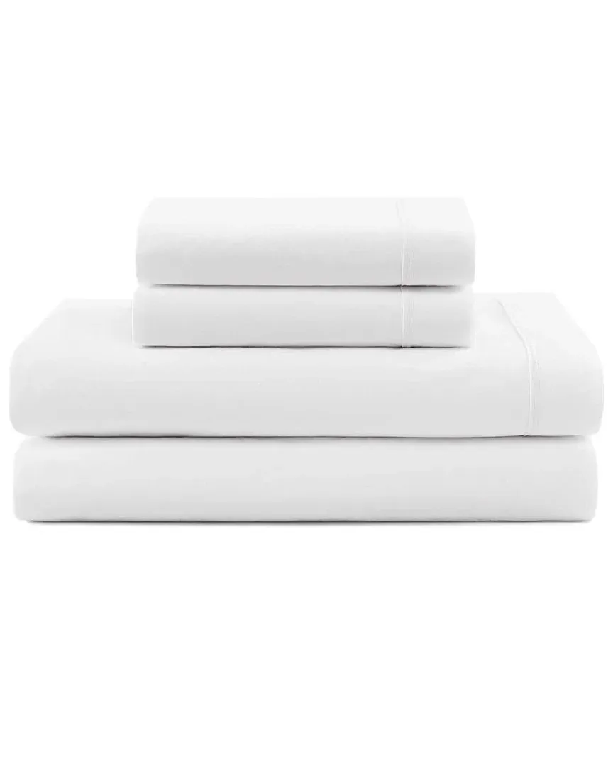 200 Thread Count Cotton Percale Sheet Set - White