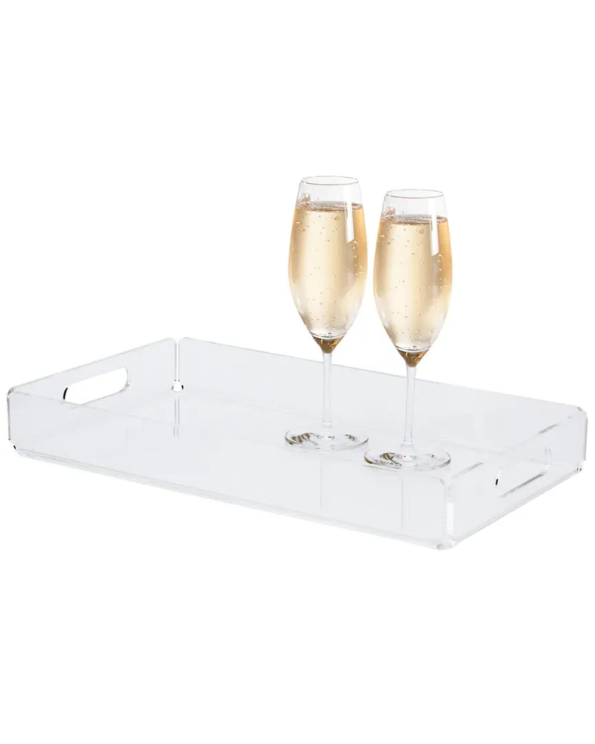 Torre & Tagus Lucite Rectangle Tray - Acrylic image