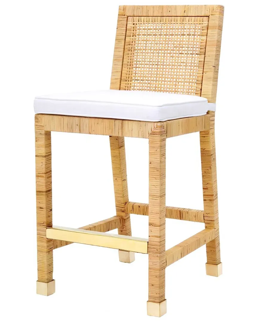 Amara Rattan Counter Stool - Natural image