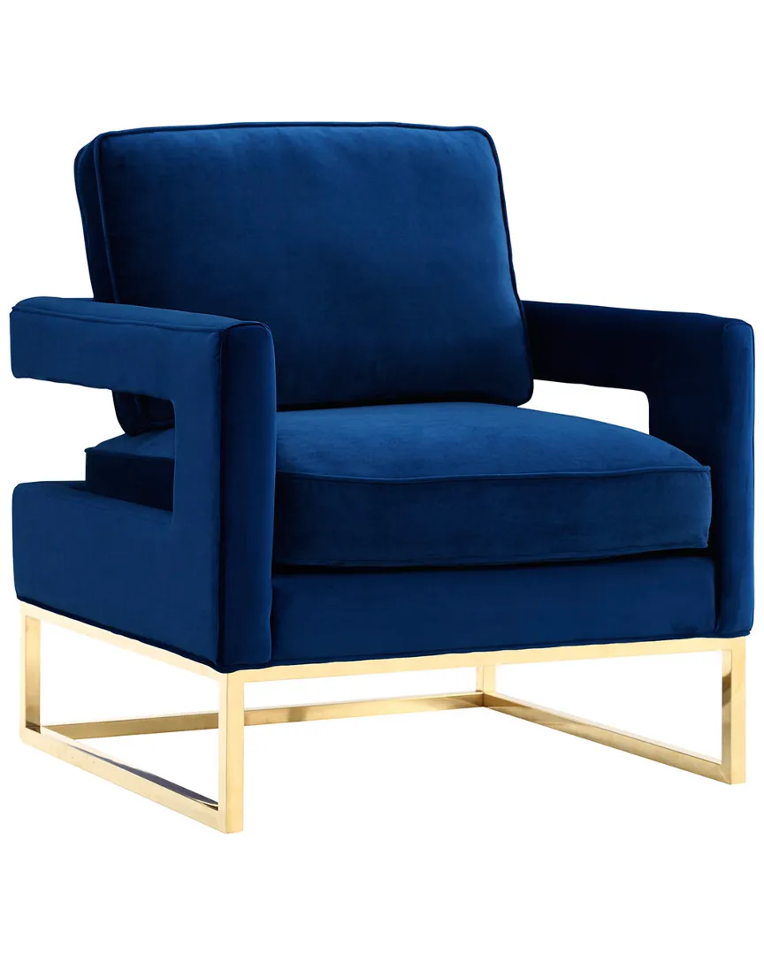 Avery Chair - Navy, Velvet