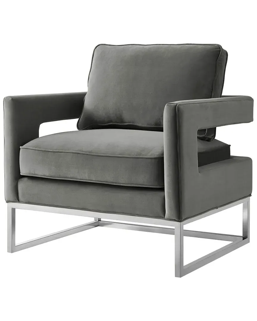 Avery Velvet Chair - Grey image