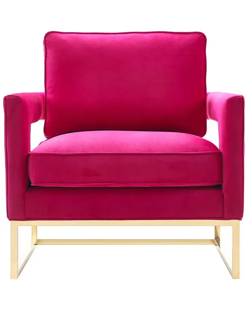 Avery Velvet Chair - Pink